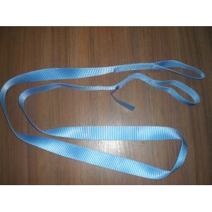 China Green 1200kg Polyester Endless Slings , Flat Single Use Lifting Slings wholesale