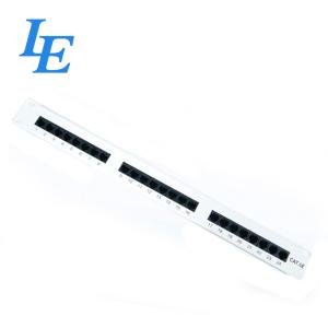 China ABS Cat5e Network Patch Panel With Entire High - Carbon Steel Outer Frame wholesale