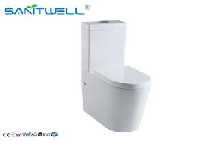 China Economic 2 piece toilet cyclone jets Bathroom santiary dual flush waterless wholesale