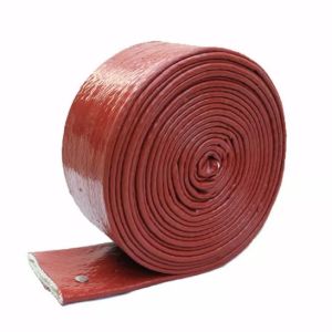 Heat Insulation Silicone Coated Fiberglass Heat Shield Silicone Fire Sleeve