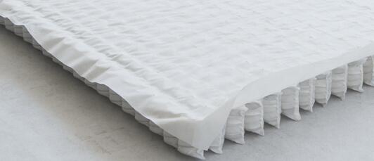 twin/full/queen white innnersping Latex Euro top spring mattress with independent pocket spring