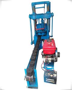 China Diesel engine honeycomb press hexagon charcoal coal briquettes machine wholesale