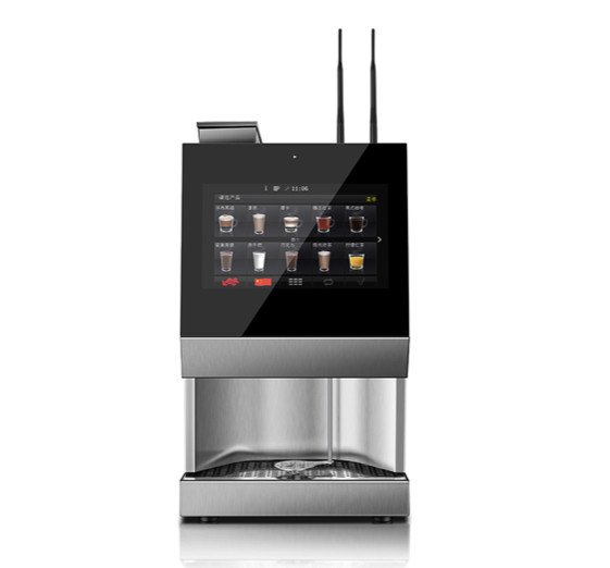 15 . 6 Inch Coffee Vending Machine , Electronic Payment Desk Coffee Machine