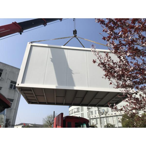 Affordable 20ft Knock Down Sandwich Panel Portable Prefab Hotel Container Modular House with Aluminum Alloy Windows