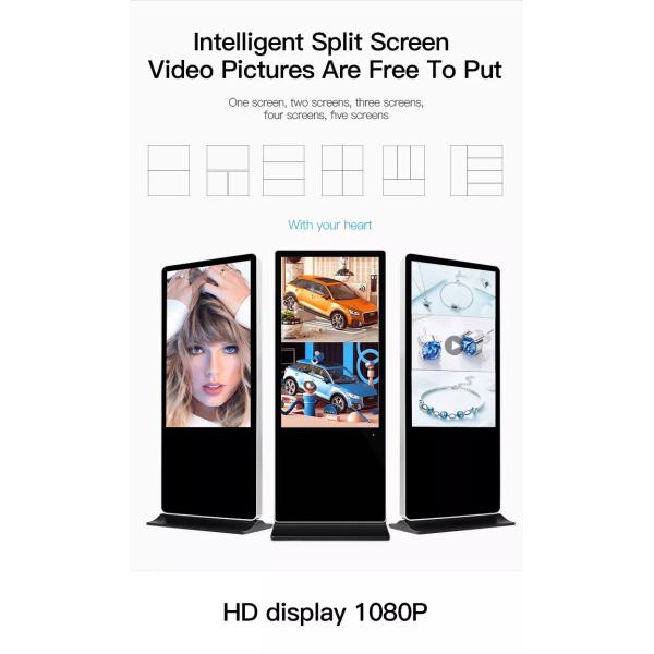 LCD Touch Screen Kiosk Digital Signage With Touch Screen Advertising Totem Display