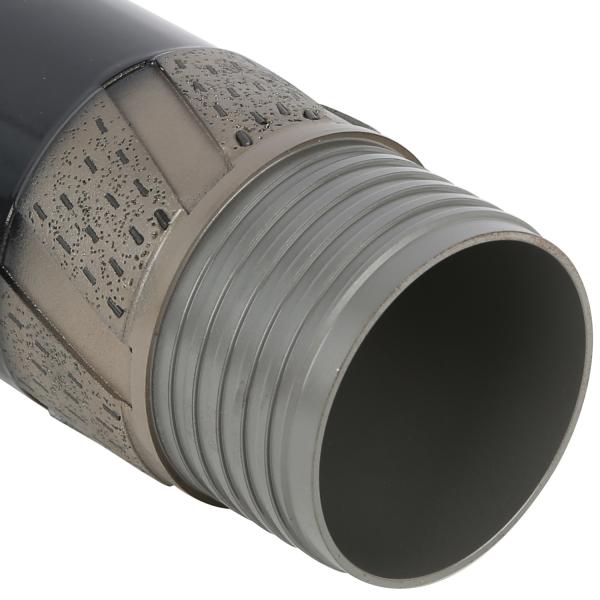 Quick Drilling Process Efficient Flushing And Cooling Effects Diamond Reaming Shell