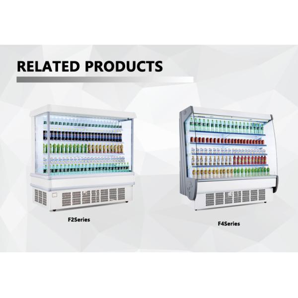 Commercial Upright Supermarket 2 Doors Beverage Display Cooler Showcase Supermarket Chiller