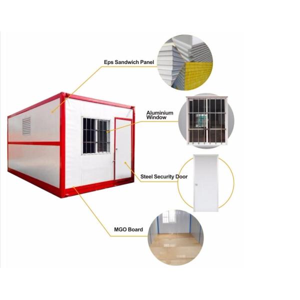 40ft Folding Container House For Social Housing Projects Easy To Install