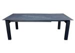 HPL Topped Extension Dining Table , Modern Rectangle Dining Table Adjustable