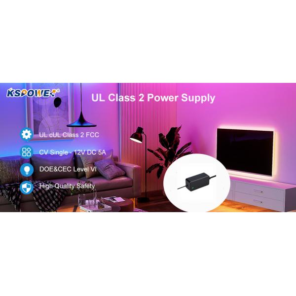 UL Electric Class II Power Supply 12V 5A 240V Customised With Desktop Connection