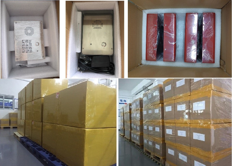 Industrial Weatherproof Telephone with Analog/ SIP/ 3G/ 4G Support Temperature Resistant (-30°C to +65°C) and 2 Years Warranty