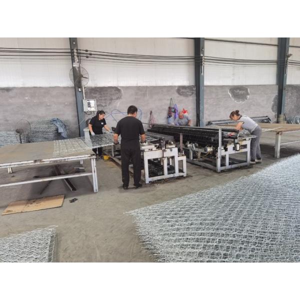 4mm Stone Cage Wire Mesh Double Twisted Plastic Wrapping Slope Retaining Wall