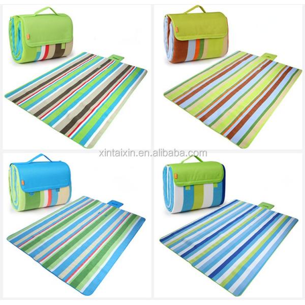 HIGH QUALITY outdoor fitness foldable waterproof picnic floor mat, folding beach mat