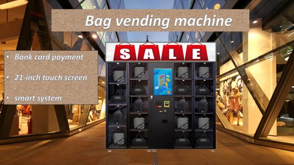 Quality 337 Capacity Business Bag Smart Vending Machine With Lockers for sale
