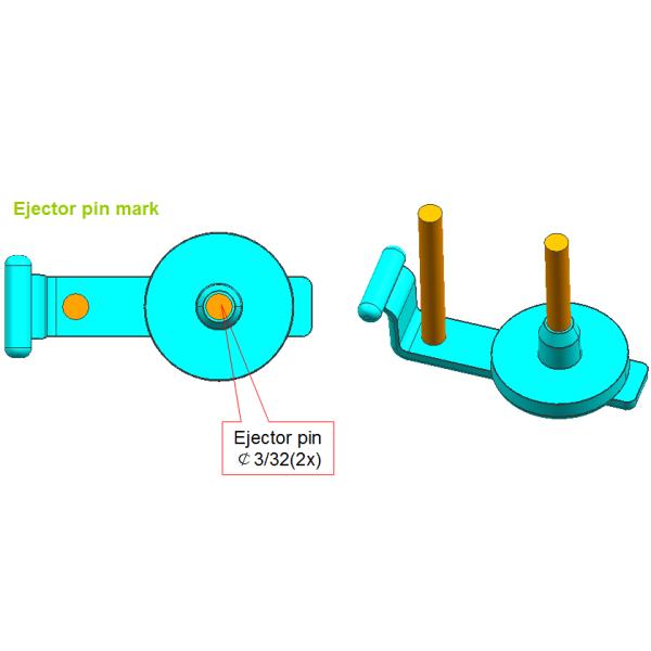 Cap Jack Plug Precision Injection Molding / Prototype Plastic Mold Making