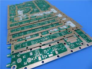 60mil RO4534 Double Sided PCB thickness 1.6mm Immersion Gold