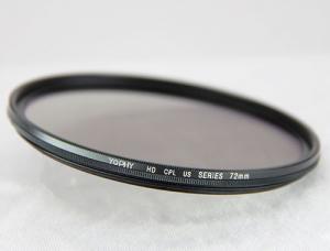 China Camera Accessories CPL Polarizer Filter For Photography AGC Optical Glass MRC on sale