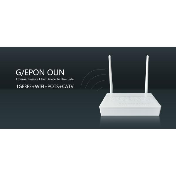 1GE 3FE CATV VOIP WIFI GPON EPON ONU Gigabit Passive Optical Network