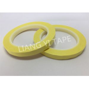 Polyester PET Film Yellow Insulation Tape , Flame Retardant Electrical