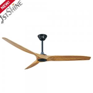 China 5 Speeds Control Solid Wood Ceiling Fan 60 Inch For Decorative wholesale