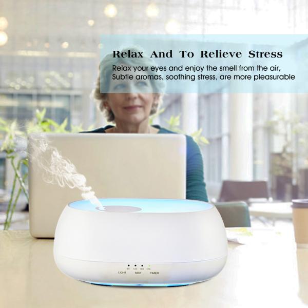 HOMEFISH BPA Free Essential Oil Diffusers Ultrasonic Humidifier 25-50ml/H