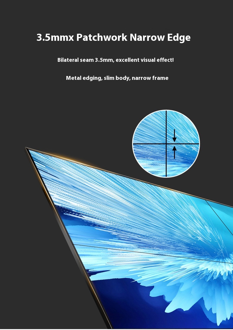 HD Boe LG 46''55'' Seam 0.88mm LCD Panel LCD Splicing Screen Video Wall TV Wall Monitor Display Conference Room Subway