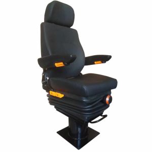 Buy cheap 360 Rotation Mechanical Suspension Seat Locomotive Backhoe Loader Seat from wholesalers