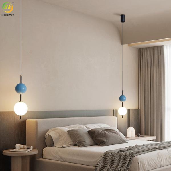 D12 X H38CM Modern Simple Line Pendant Light For Bedside Bedroom Study Living Room