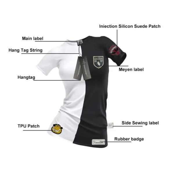 OEM Silver Thread Embroidery Woven Patches For Clothes