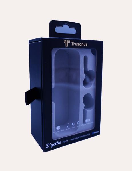 Matt Lamination Electronics Packaging Boxes Greyboard laminate C2S , PET window