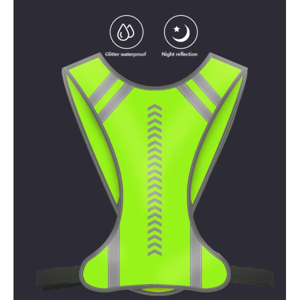 Reflective Vest Running Vest Safety Guide Reflective Clothing Emergency Guidance Clothing Cycling Protective Clothing