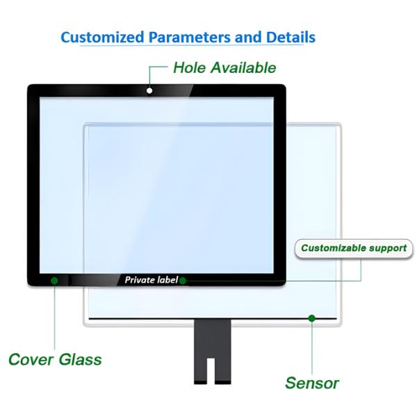 Gorilla Touch Glass 7 Inch PCAP TFT Display 1024x600 MIPI Interface