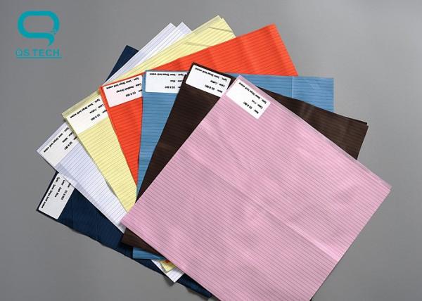Quality Esd Polyester Fabric Plain Various Color Anti Static Fabric Dust Proof for sale