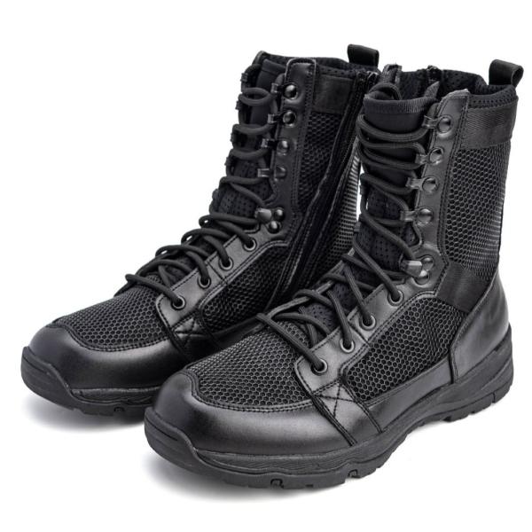 Black Marine Military Boots Ultra Light Combat Tactical Boots For Men