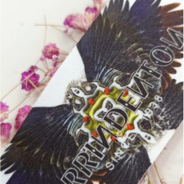 High End Custom Printed Clothing Labels Neck Collar Tags for Clothing