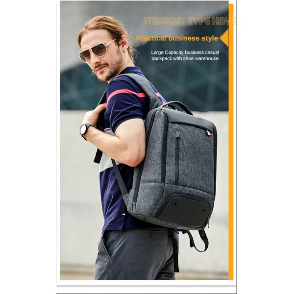 600D Multifunctional Anti Theft Backpack For 14'' Laptop