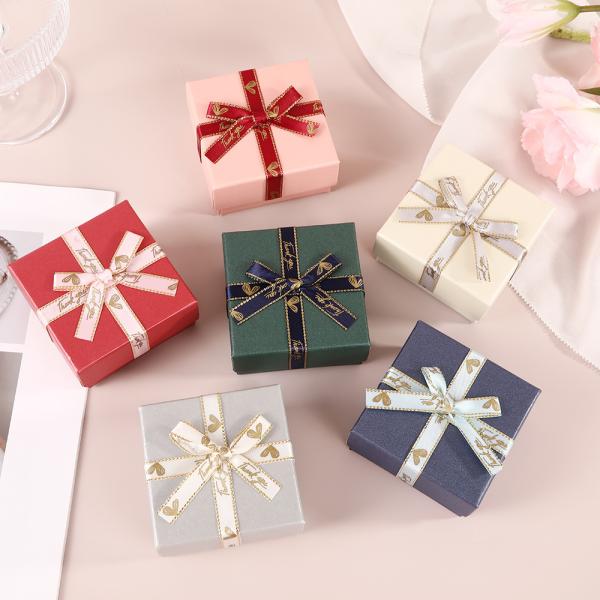 Square 5cm 9cm Product Packaging Necklace Packaging Box Small Travel Jewelry Box