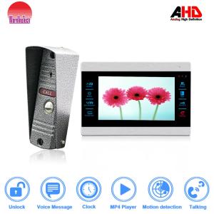 China Morningtech Phone unlocked 10 Inch Sensor's Button AHD960P Video Door Phone , professional intercom system wholesale