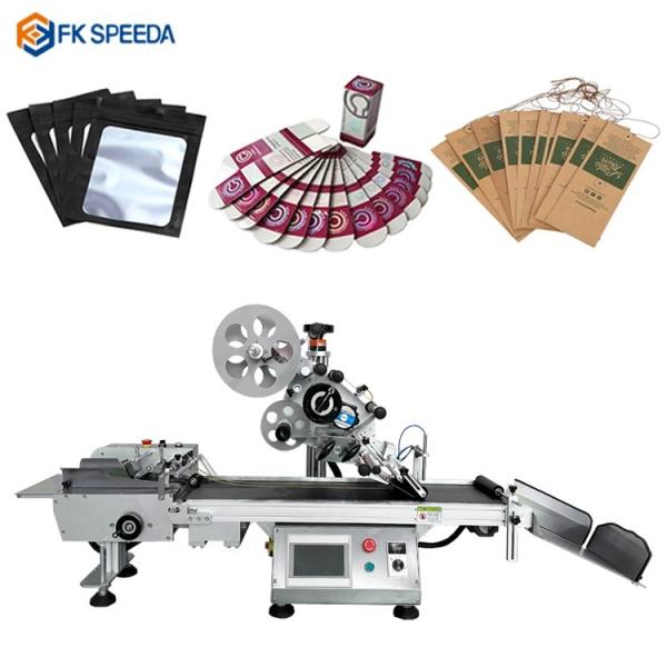 Quality Desktop Auto Scratch Card Flat Labeling Machine for Box Labeling and Printing Needs for sale