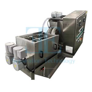 China Industrial Screw Press Sludge Dewatering Machine SUS304 Screw Filter Press wholesale