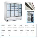 Multipurpose Vegetable Display Cooler Multideck Practical With Doors