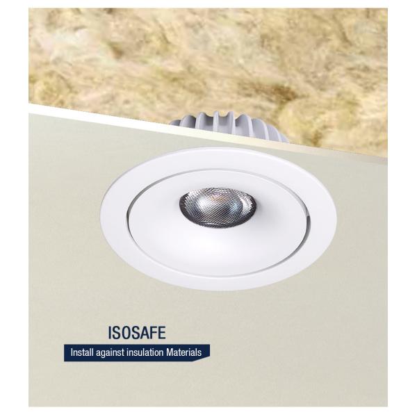 220V-240V Tiltable Dimmable LED Downlights 11W IP54 Aluminum Ultra Slim