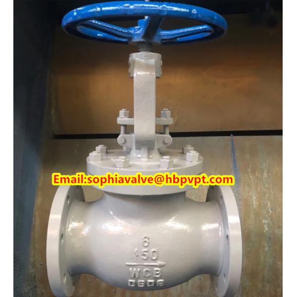 body ASTM A216 WCB cast steel globe valve FROM HEBEI
