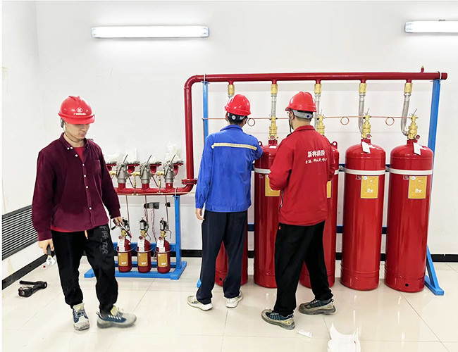 China Pipe Line FM200 Fire Extinguishing System Gas Fire Extinguisher with wholesale