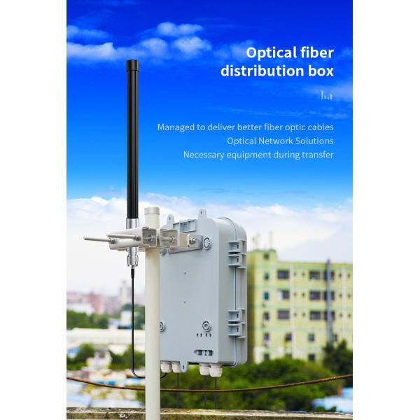 1 point 8/12 core Fiber Splitter Box for Helium Outdoor Waterproof Fiberglass Antenna