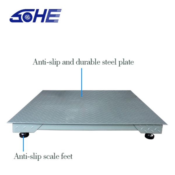 High Precision Single Digital Platform Floor Weighing Scale with Customized OBM Support