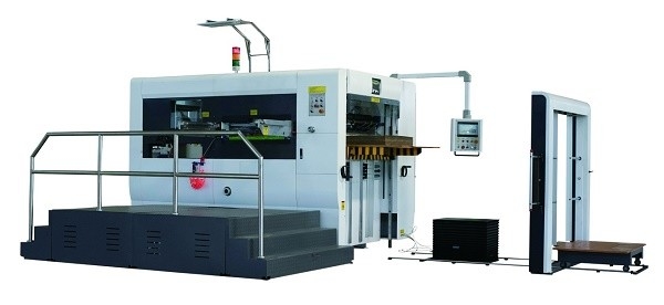 Automatic Die-cutting and Creasing Machine with Stripping, Flatbed Die-cutting + Creasing