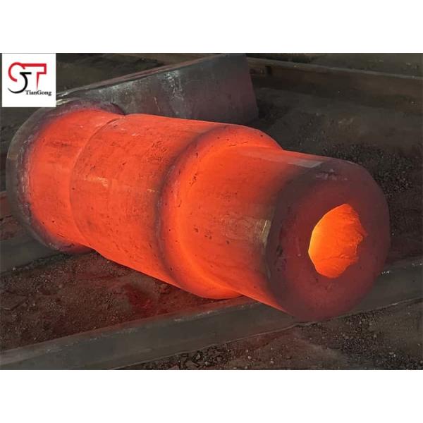 Large Size Industrial Cylinder Alloy Steel Forged Heat Treated Machined To Drawing