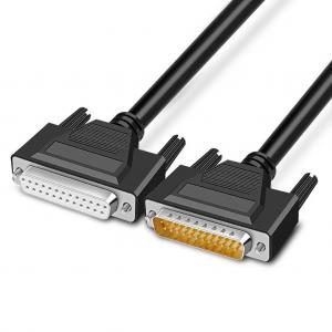 China Male To Male Plug Rs232 Serial Cable 3ft With DB9 DB15 DB25 D Sub Connector wholesale