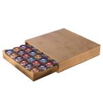 China bamboo coffee pod storage drawer wholesale